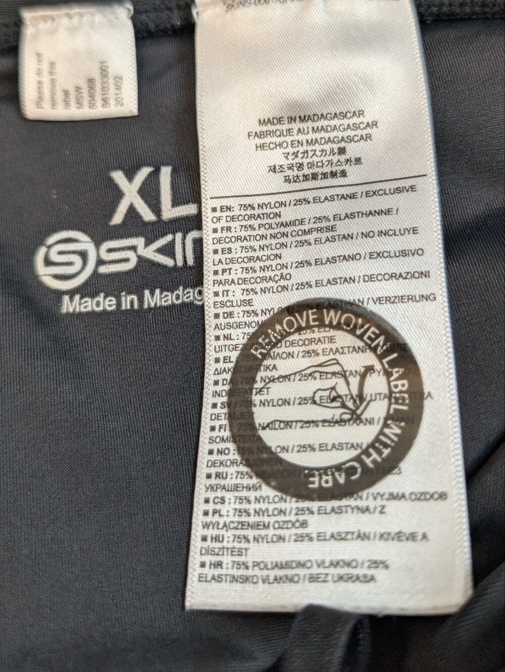 Skins A200 compression Legging Long Tights Size XL NWOT - Picture 7 of 10